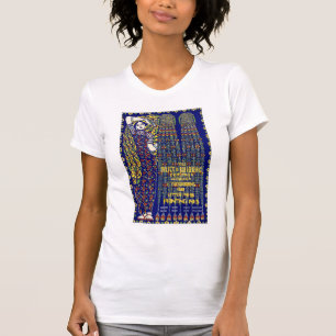 Camiseta Anuncio de tinta de impresión Art Nouveau