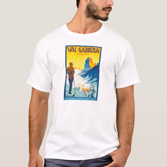Camiseta Anuncio de Val Gardena Dolomiti (Anverso)