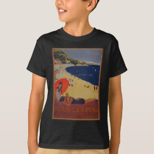 Camiseta Anuncio de viaje francés vintage