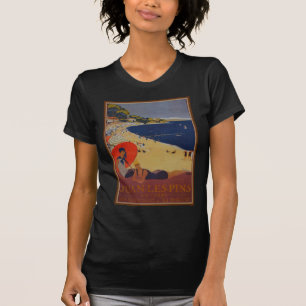 Camiseta Anuncio de viaje francés vintage