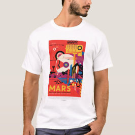 Camiseta Anuncio de viajes de ciencia ficción, Planet Mars