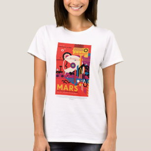 Camiseta Anuncio de viajes de ciencia ficción, Planet Mars