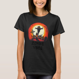 Camiseta Anuncio de Vibraciones Zombis Cementerio a la Luz