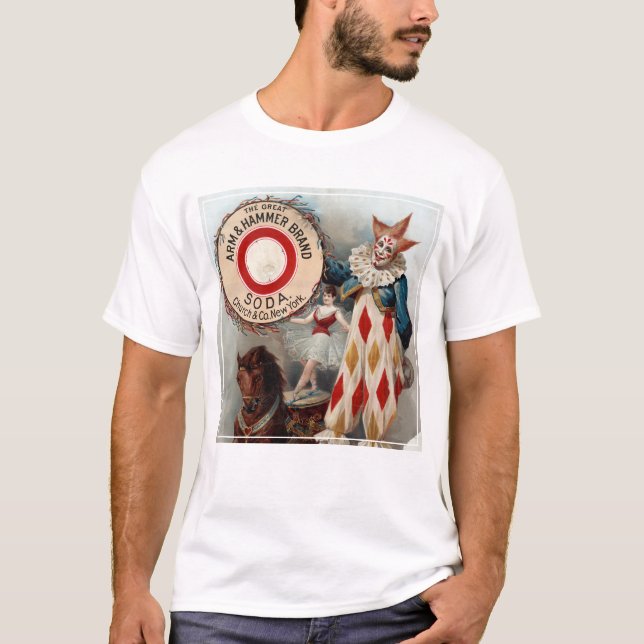 Camiseta Anuncio De Vintage Para Arm & Hammer Soda (Anverso)