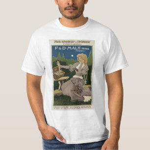 Camiseta Anuncio de vintage Praha Jewelry y Silverware