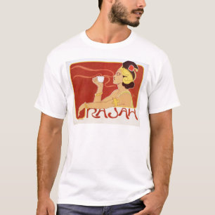Camiseta Anuncio del café Art Nouveau Rajah