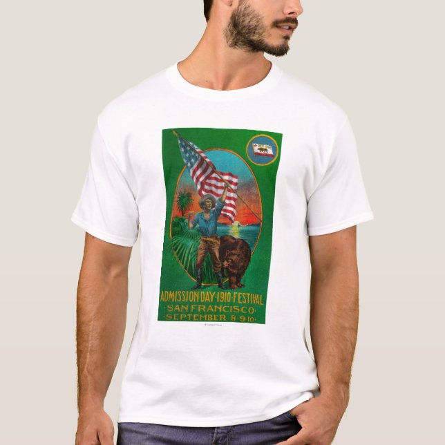 Camiseta Anuncio del día de admisión, festival del estado (Anverso)
