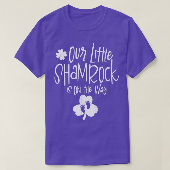 Camiseta Anuncio del día del embarazo en Little Shamrock St (Diseño del anverso)
