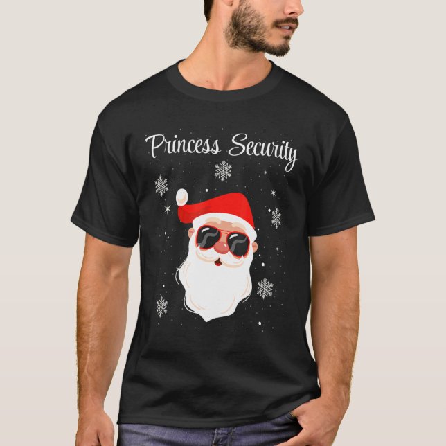 Camiseta Anuncio del equipo de seguridad de la princesa pap (Anverso)