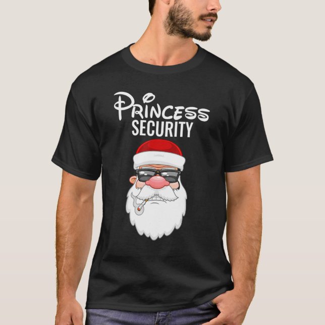 Camiseta Anuncio del equipo de seguridad de la princesa pap (Anverso)