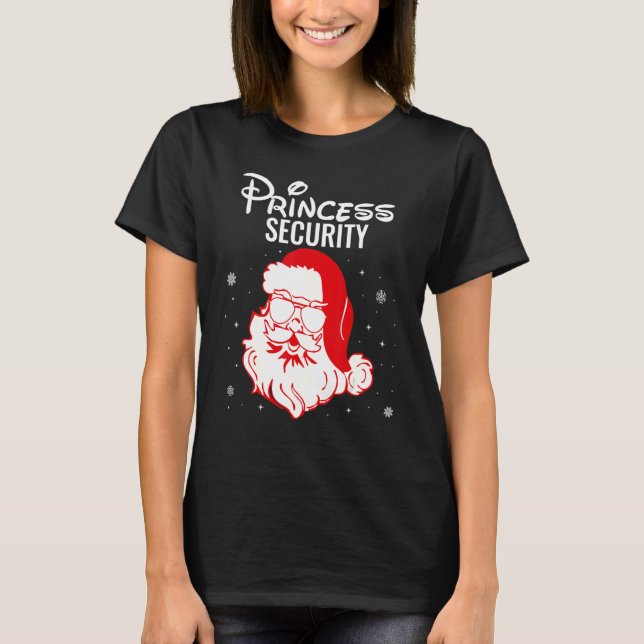 Camiseta Anuncio del equipo de seguridad de la princesa pap (Anverso)