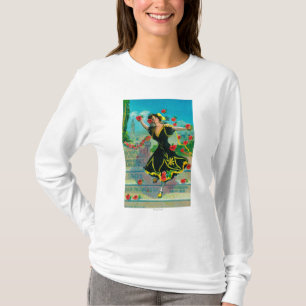 Camiseta Anuncio del festival de Portola (bailarín)
