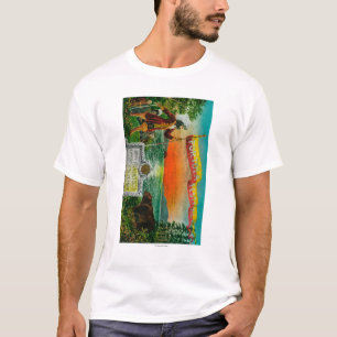 Camiseta Anuncio del festival de Portola (explorador)