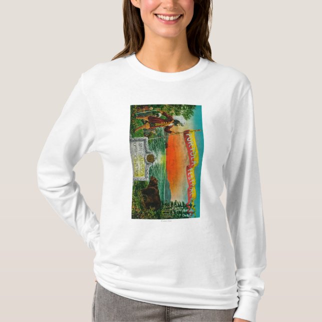 Camiseta Anuncio del festival de Portola (explorador) (Anverso)