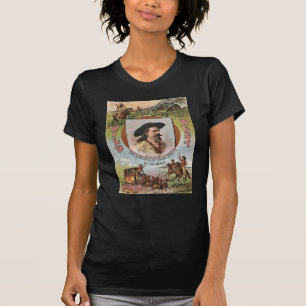 Camiseta Anuncio del oeste salvaje 1893 del vintage de la