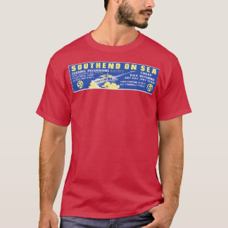 Camiseta Anuncio del Southend sobre el ferrocarril marítimo