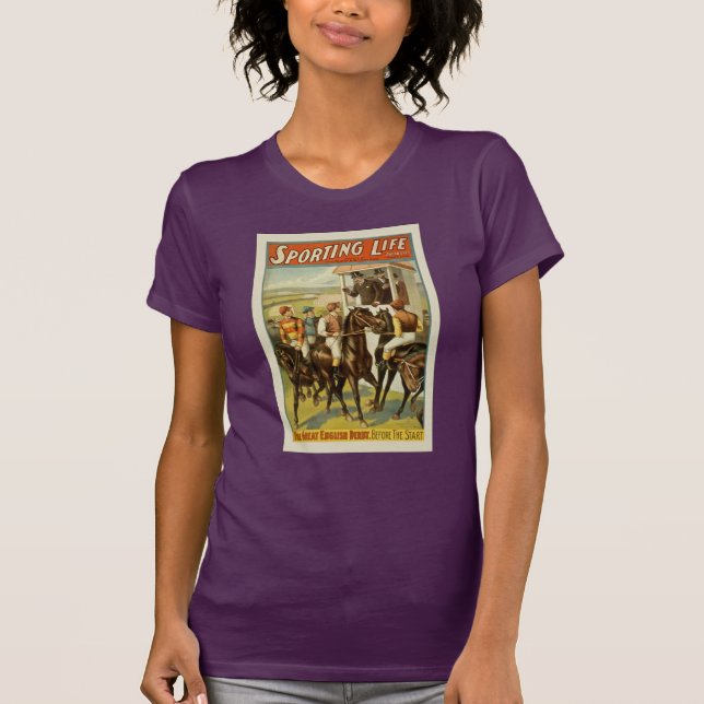 Camiseta Anuncio del teatro Vintage Sporting Life (Anverso)