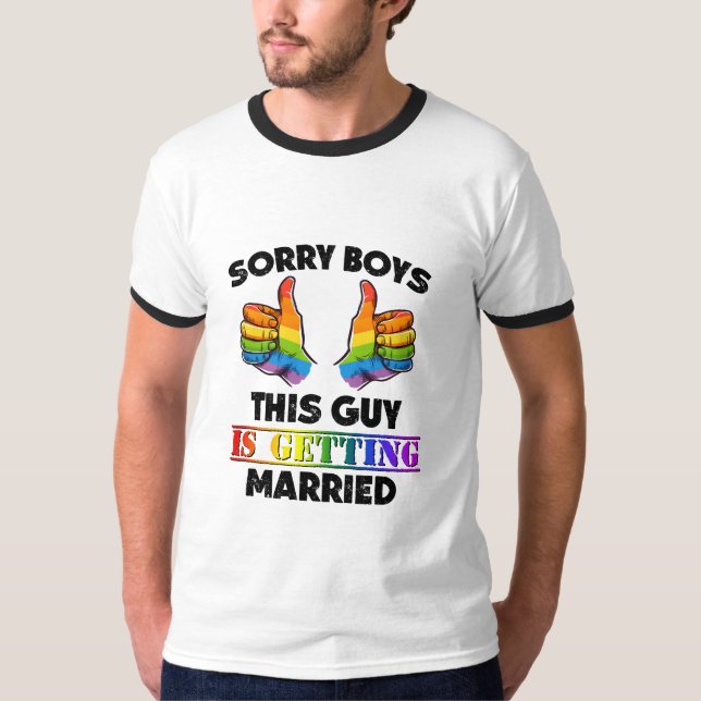Camiseta Anuncio divertido antes de la boda (Anverso)