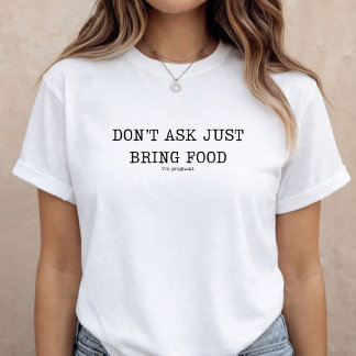 Camiseta Anuncio Divertido de Embarazo Revelación de Bebé