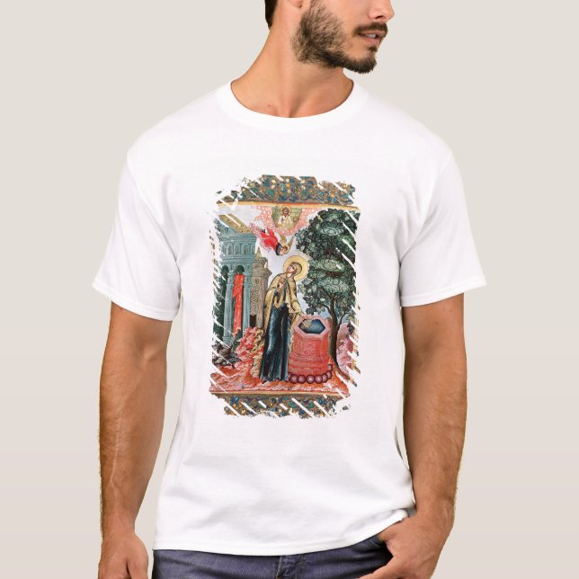 Camiseta Anuncio en la fuente (Anverso)