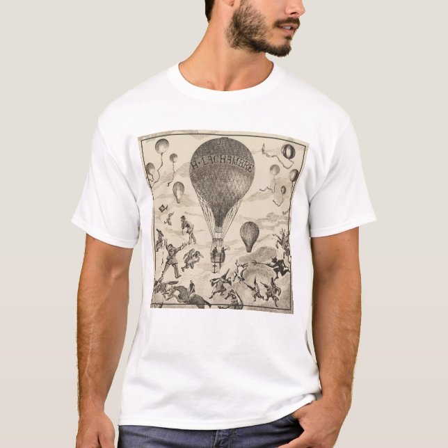 Camiseta Anuncio Francés Para Fabricante De Globos (Anverso)