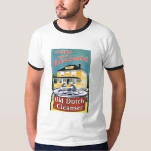 Camiseta ANUNCIO holandés viejo 1915 de la despedregadora