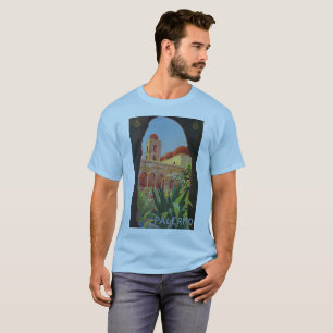 Camiseta anuncio italiano del viaje de Palermo Sicilia de