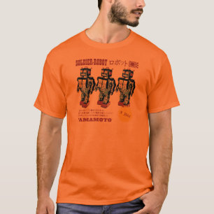 Camiseta Anuncio japonés retro del robot del juguete