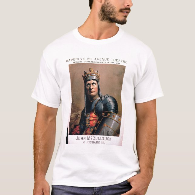 Camiseta Anuncio para 'Juan McCullough como Richard III (Anverso)