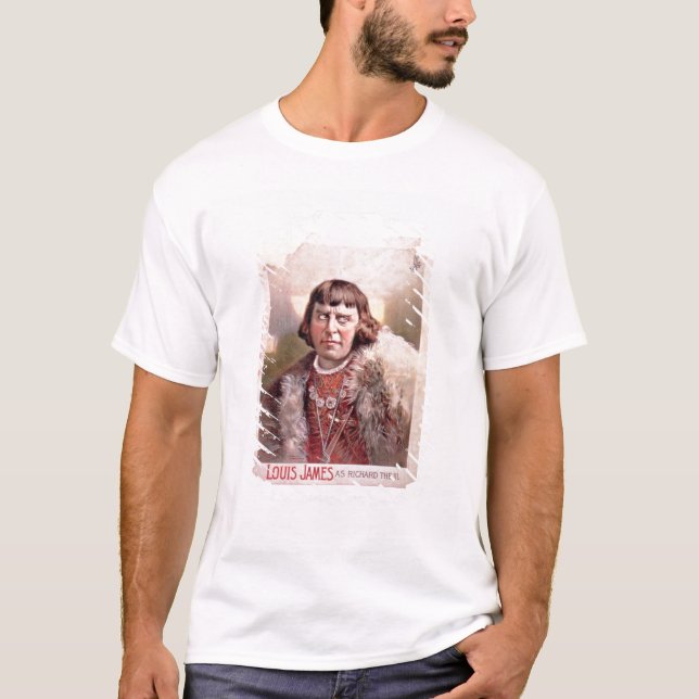 Camiseta Anuncio para "Louis James como Richard III" (co (Anverso)