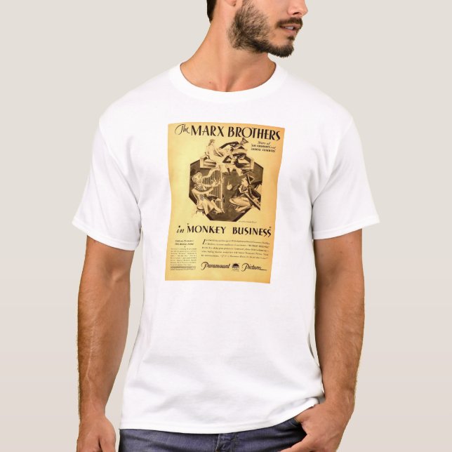 Camiseta Anuncio promocional 1931 de la revista de la (Anverso)