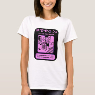 Camiseta Anuncio público del metro de Tokio japonés