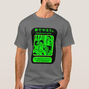 Camiseta Anuncio público del metro japonés de Tokio