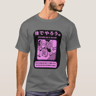 Camiseta Anuncio público del metro japonés de Tokio
