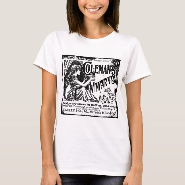 Camiseta Anuncio tónico de Wincarnis (Anverso)