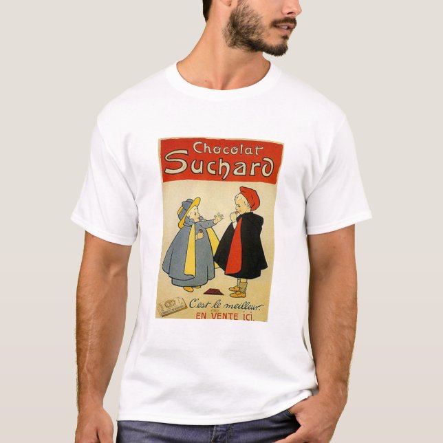 Camiseta Anuncio vintage de chocolate (Anverso)