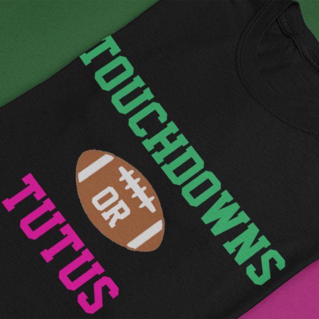 Camiseta Anuncios de género Touchdowns o Tutus (Subido por el creador)