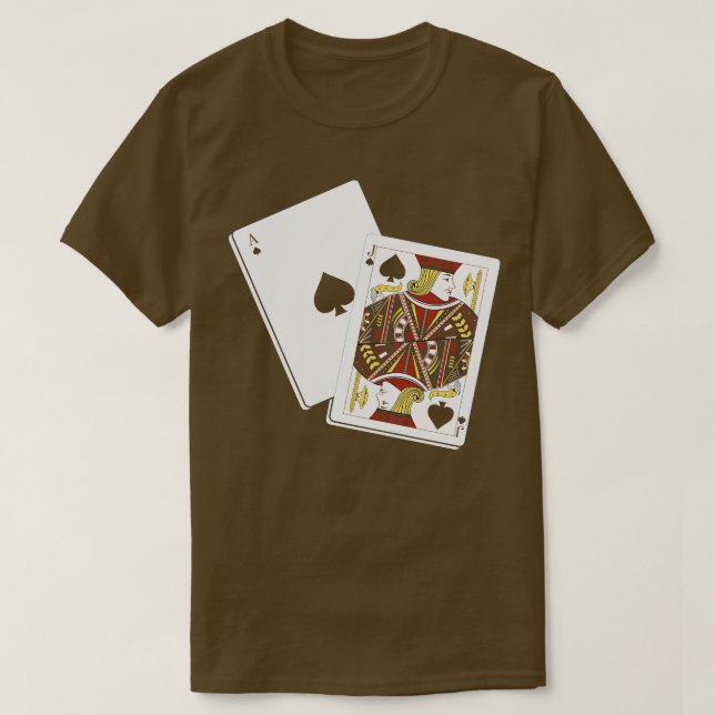 Camiseta Anuncios de reproducción de Blackjack (Diseño del anverso)