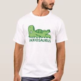 Camiseta Anxiousaurus Mental Health Anxiety Pun