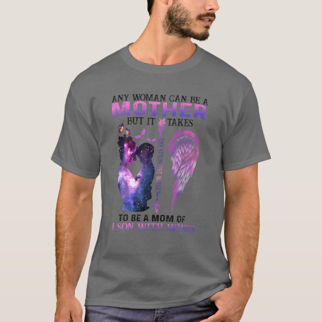 Camiseta Any Woman Can Be A Mother But It Takes The Stronge (Anverso)