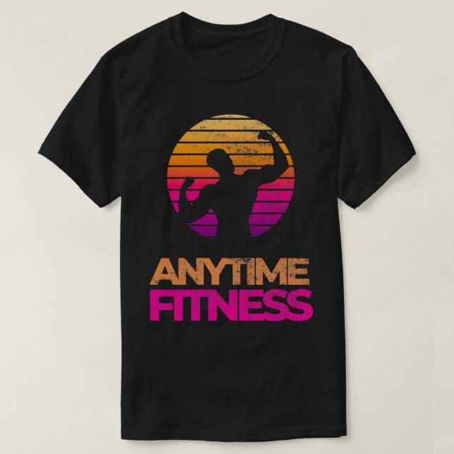 Camiseta Anytime Fitness ZYZZ (Diseño del anverso)