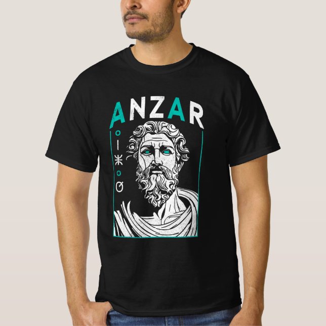 Camiseta Anzar God of Rain North African Mythology  (Anverso)