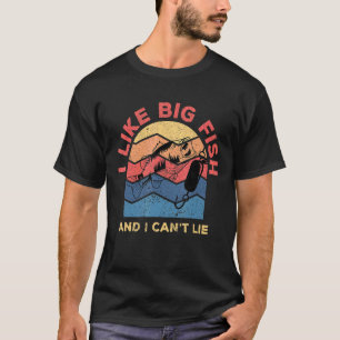 Camiseta anzuelo de caña de pescar