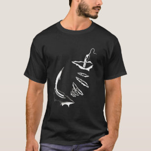 Camiseta Anzuelo de Pesca Dentro del Día del Padre Pescador