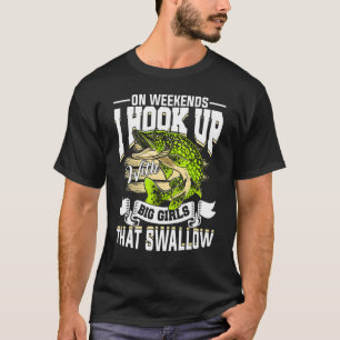 Camiseta Anzuelo de Pesca Humor Adulto Sarcástico  Pescador