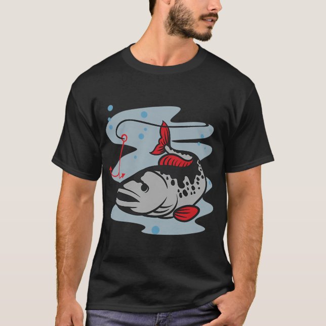 Camiseta Anzuelo para trucha (Anverso)