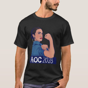 Camiseta Aoc 2028 Alexandria Ocasio Cortez 2028 Premium