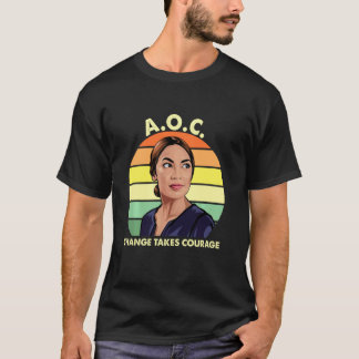 Camiseta Aoc Alexandria Ocasio Cortez Liberal Progresista F