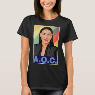 Camiseta Aoc Alexandria Ocasio-cortez Primera mujer P