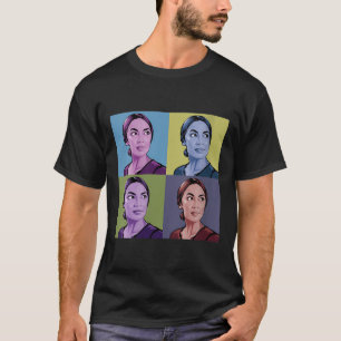 Camiseta Aoc Alexandria Ocasio-cortez Primera mujer P
